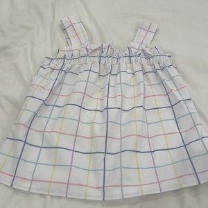 The Beaufort Bonnet window pane plaid top